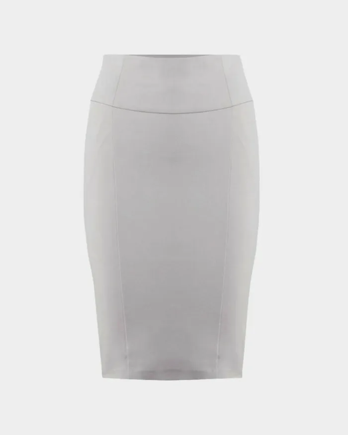 Forcast Safira Pencil Skirt Birchnavygreyblack Women Work Skirts