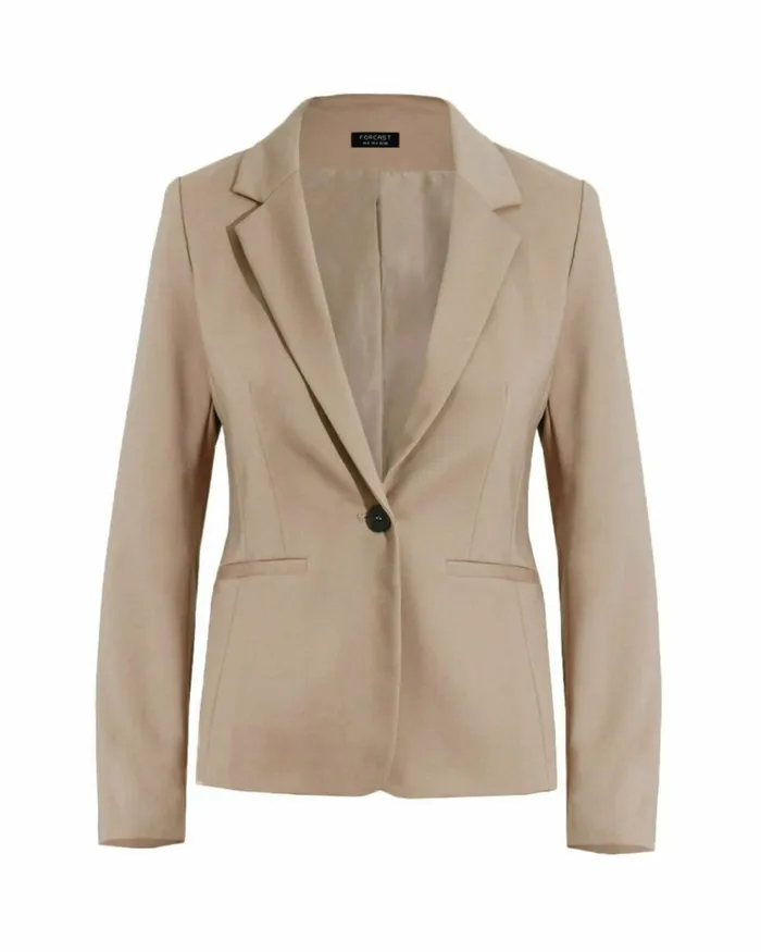 Forcast Safira Suit Jacket Birchivorynavygreyblack Women Jackets and Blazers
