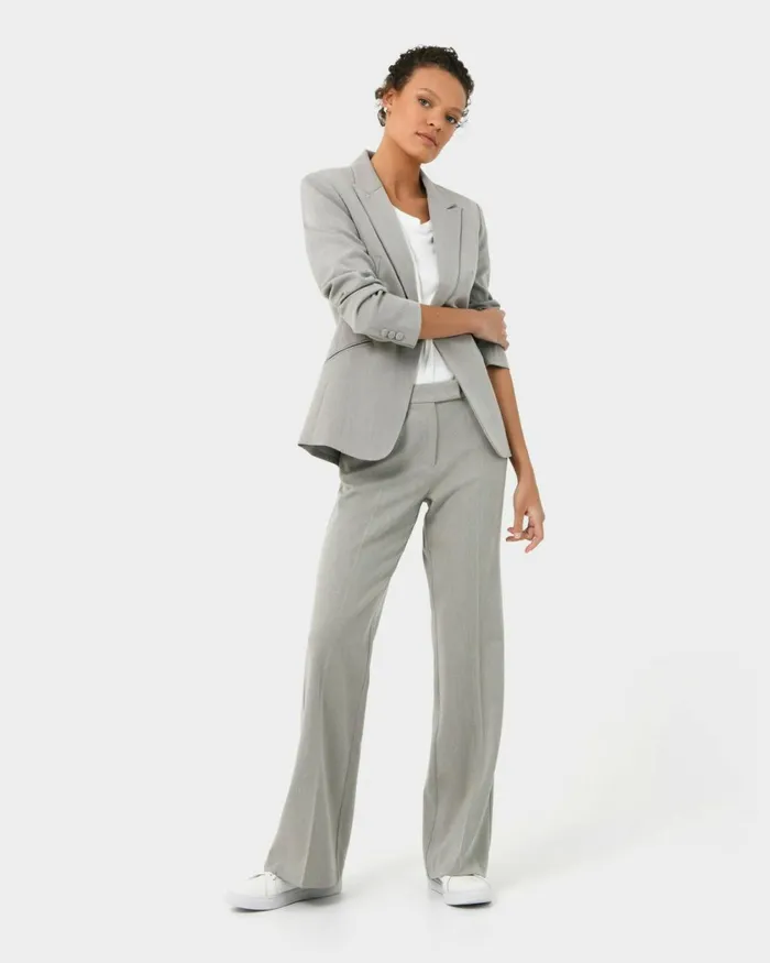 Forcast Santana Single Breasted Blazer Beige Women Jackets and Blazers