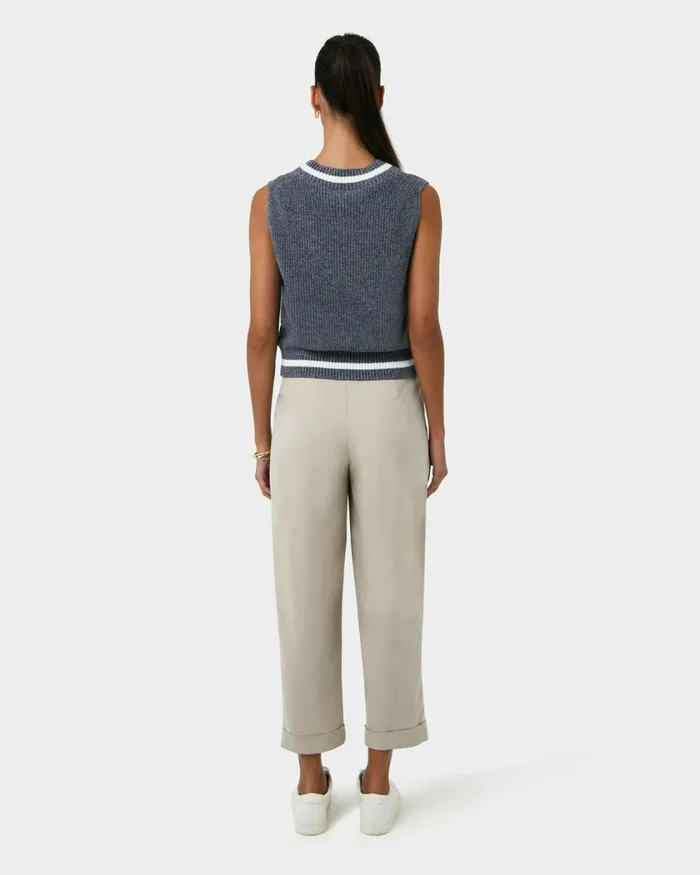 Forcast Sarah Vneck Knit Women TShirts and Tops