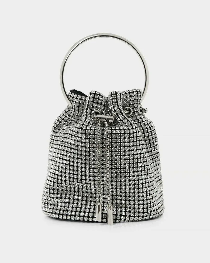 Forcast Skyla Crystal 2 Way Bag Goldsilverblack Women Bags