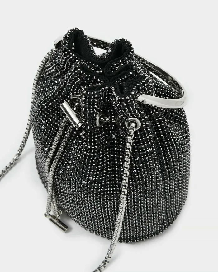 Forcast Skyla Crystal 2 Way Bag Goldsilverblack Women Bags Forcast Skyla Crystal 2 Way Bag Goldsilverblack Women Bags
