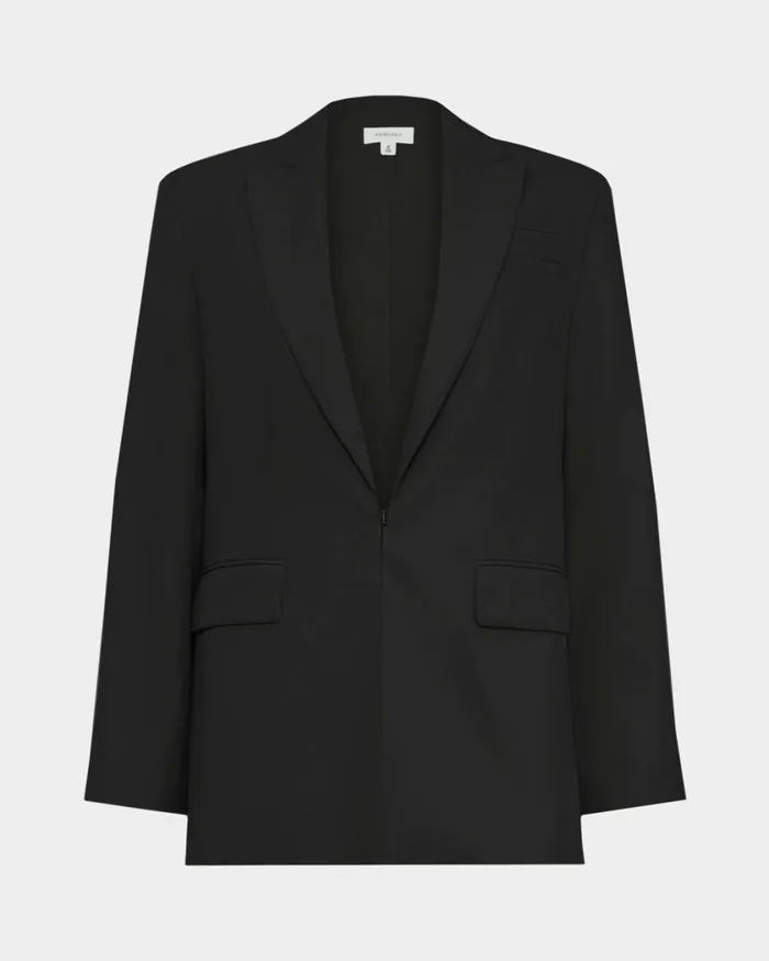 Forcast Sonique Tailored Blazer Sandblack Women Jackets and Blazers