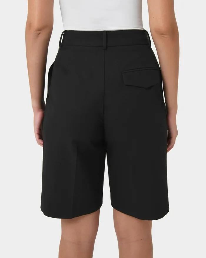 Forcast Sonique Tailored Short Sandblack Women Work Pants