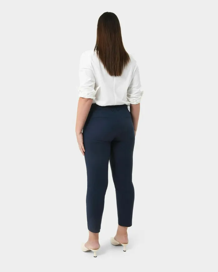 Forcast Stella HighWaist Trousers Navy Women HighWaisted Pants