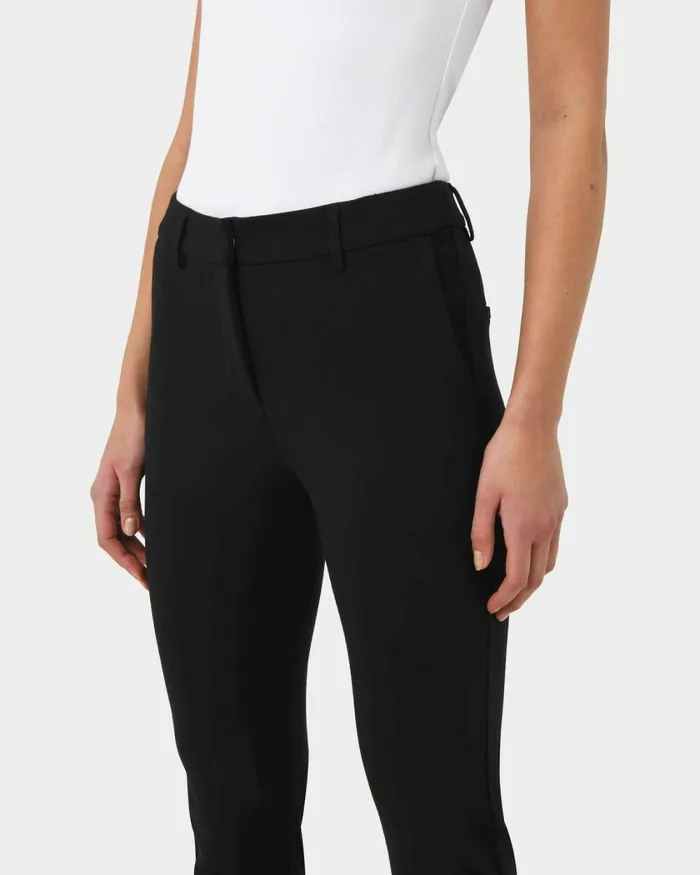 Forcast Sutton Slim Pant Black Women Cropped Pants