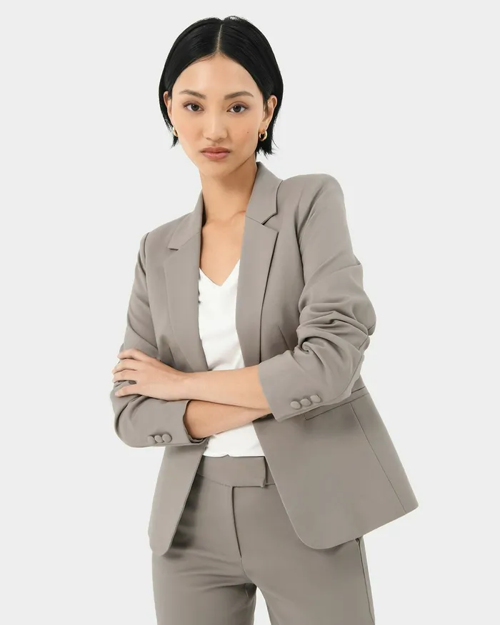 Forcast Taylor 2 Suit Jacket Stonenavylight Greyblack Women Jackets and Blazers Forcast Taylor 2 Suit Jacket Stonenavylight Greyblack Women Jackets and Blazers