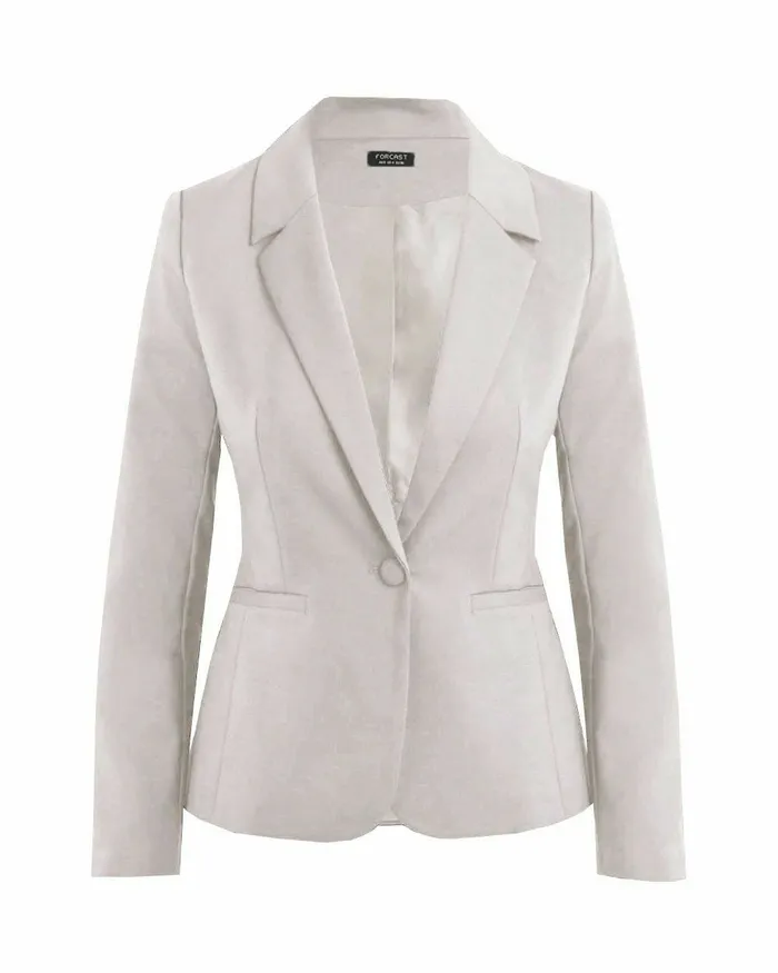 Forcast Taylor 2 Suit Jacket Stonenavylight Greyblack Women Jackets and Blazers