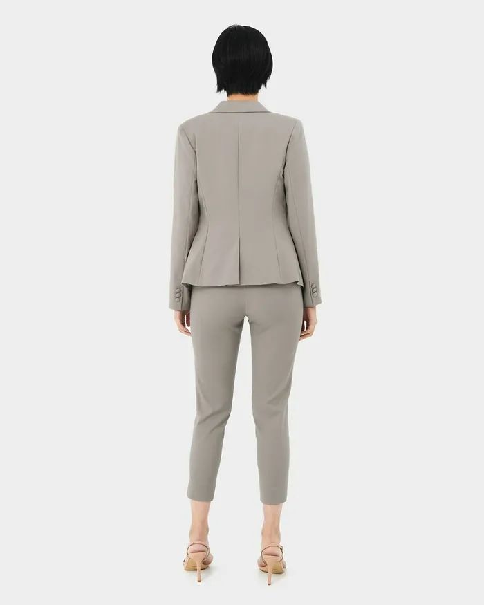 Forcast Taylor 2 Suit Jacket Stonenavylight Greyblack Women Jackets and Blazers