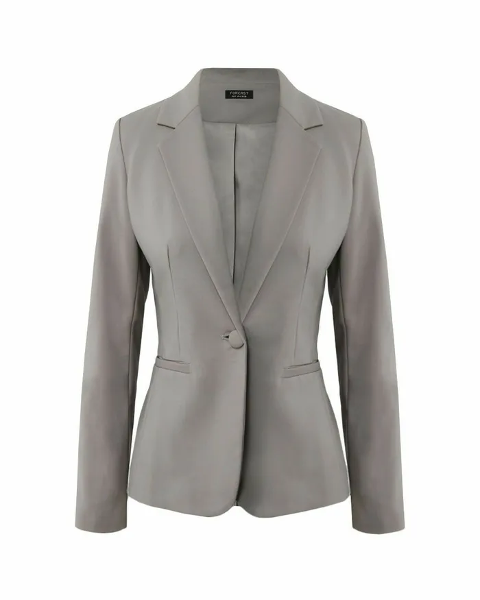 Forcast Taylor 2 Suit Jacket Stonenavylight Greyblack Women Jackets and Blazers