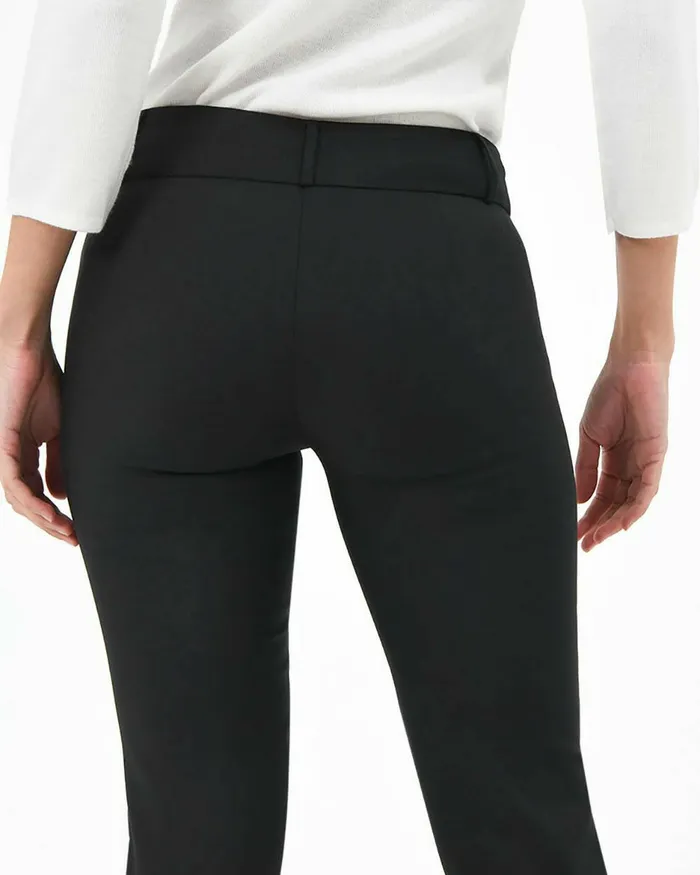 Forcast Taylor Slim Pants Black Women Slim Leg Pants
