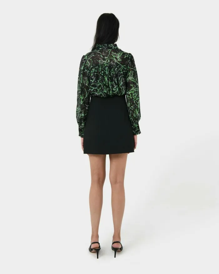 Forcast Veda Collar Blouse Women TShirts and Tops