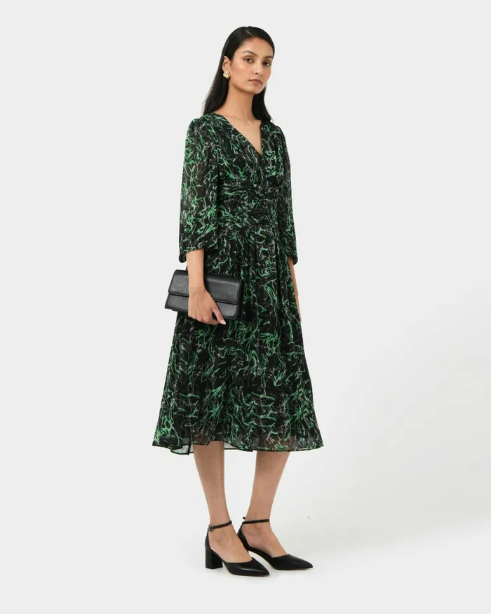 Forcast Veda Maxi Dress Women Midi Dresses