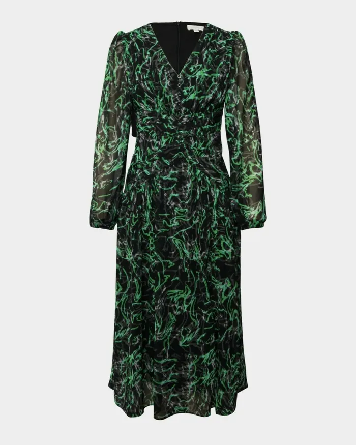 Forcast Veda Maxi Dress Women Midi Dresses