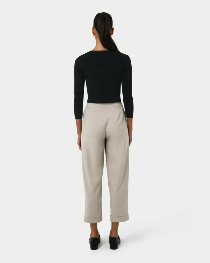 Forcast Vicky Vneck Knit Deep Tealivoryblack Women TShirts and Tops