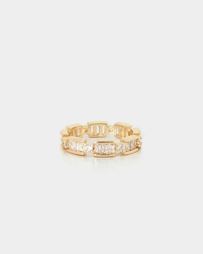 Forcast Violett 16k Gold Plated Ring Gold Women Rings