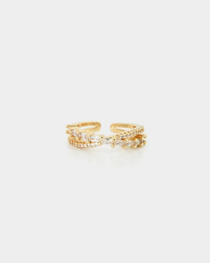 Forcast Virginia 16k Gold Plated Ring Gold Women Rings