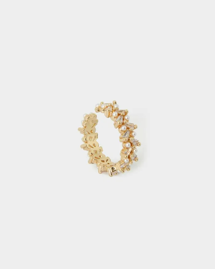 Forcast Viridiana 16k Gold Plated Ring Gold Women Rings
