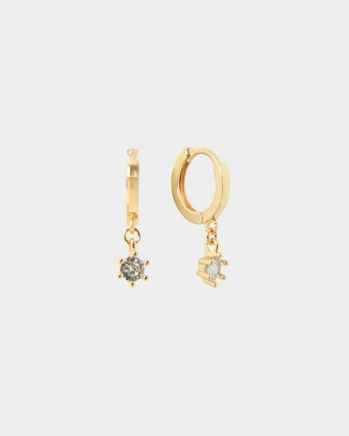 Forcast Vivi 16k Gold Plated Earrings Gold Women Earrings