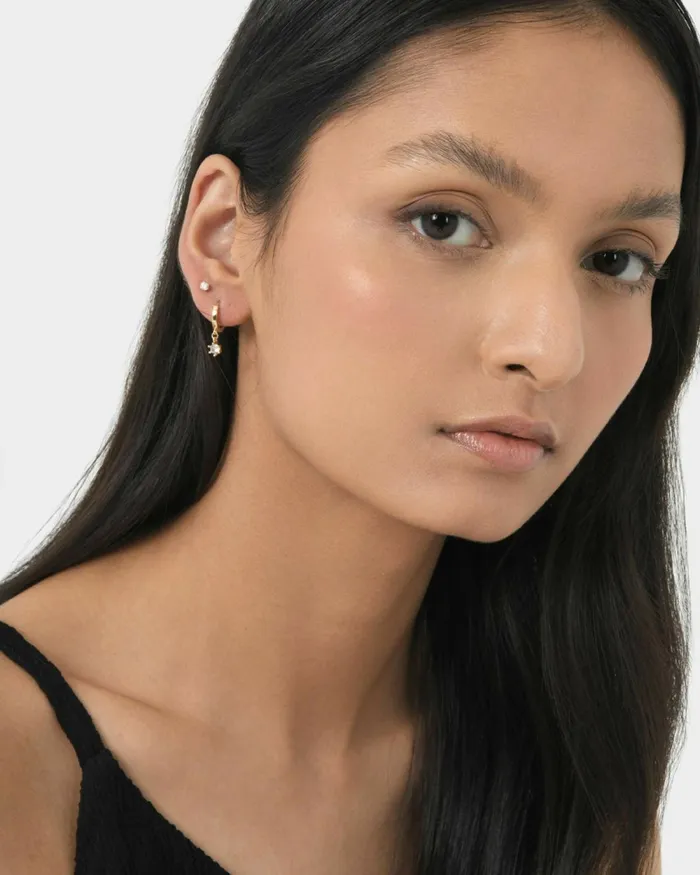 Forcast Vivi 16k Gold Plated Earrings Gold Women Earrings