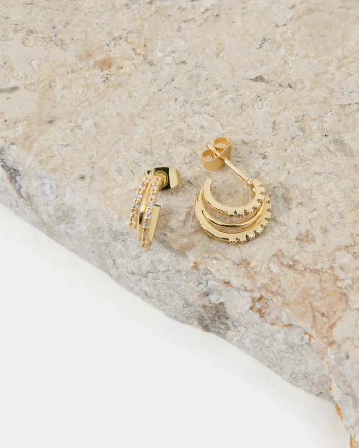 Forcast Viviana Earrings Goldsilver Women Earrings