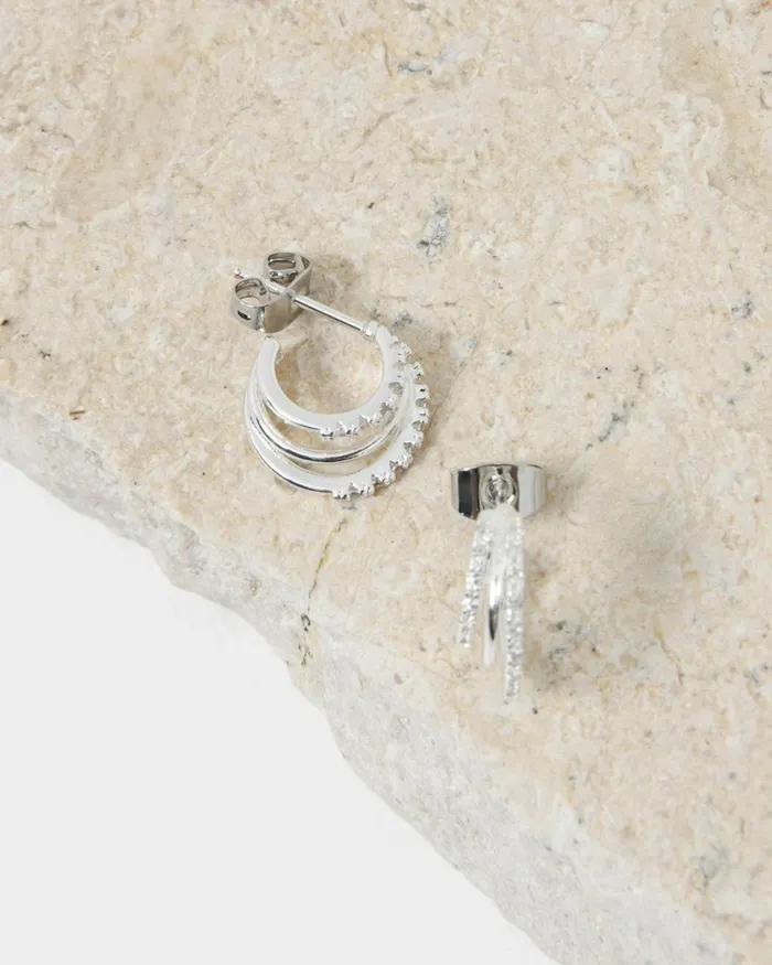 Forcast Viviana Silver Earrings Goldsilver Women Earrings