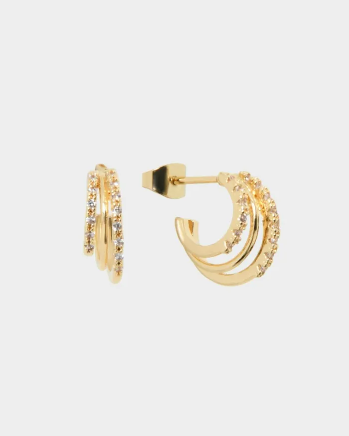 Forcast Viviana Silver Earrings Goldsilver Women Earrings