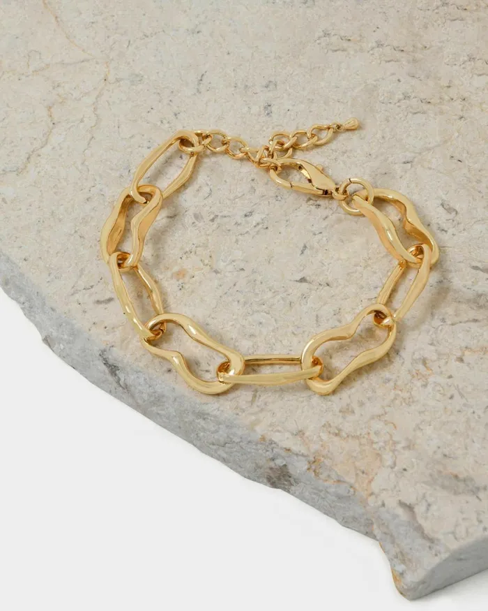 Forcast Winsley Chain Bracelet Goldsilver Women Bracelets