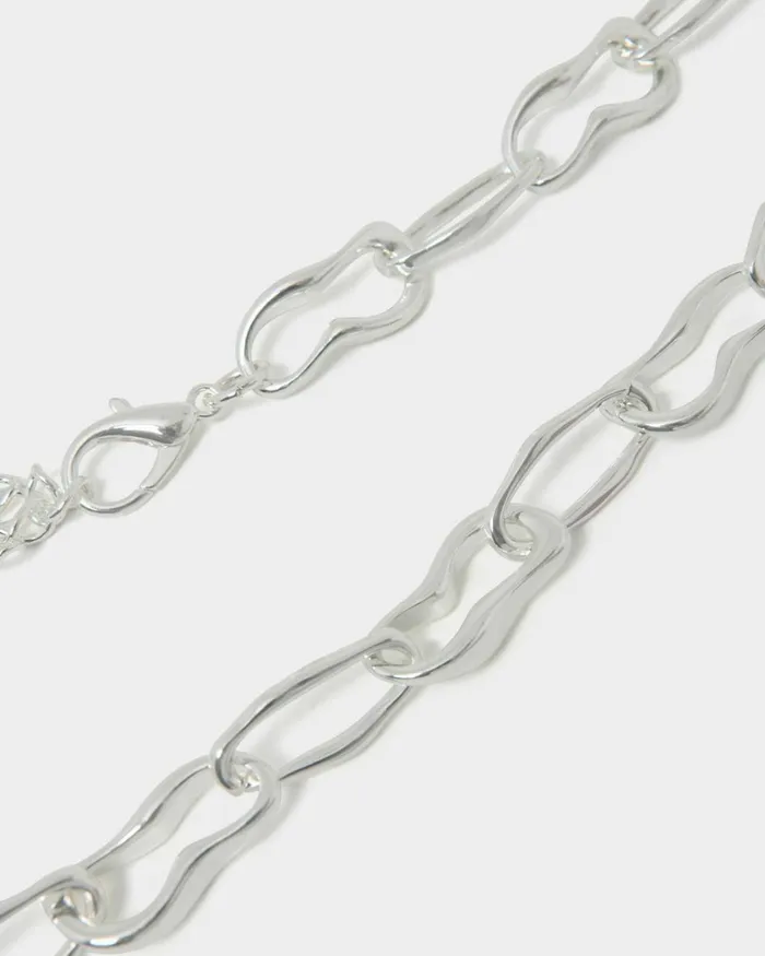Forcast Winsley Chain Necklace Goldsilver Women Necklaces