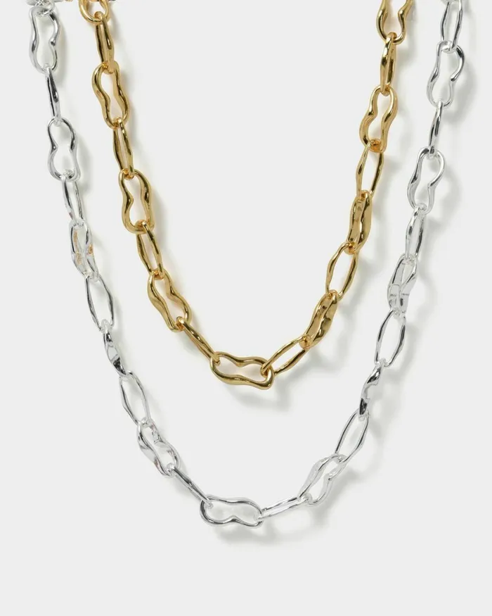 Forcast Winsley Chain Necklace Goldsilver Women Necklaces