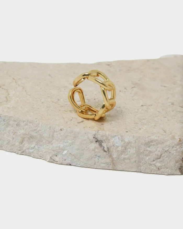 Forcast Wonder Chain Ring Goldsilver Women Rings