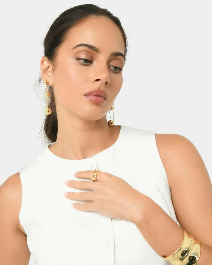 Forcast Wonder Chain Ring Goldsilver Women Rings