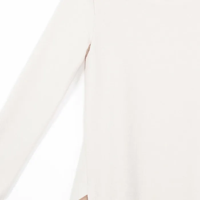 French TerryLike Knit 8211 Parachute Hem Sweater Tunic 8211 Bone 8211 Final Sale Women Clara Sunwoo Sweaters
