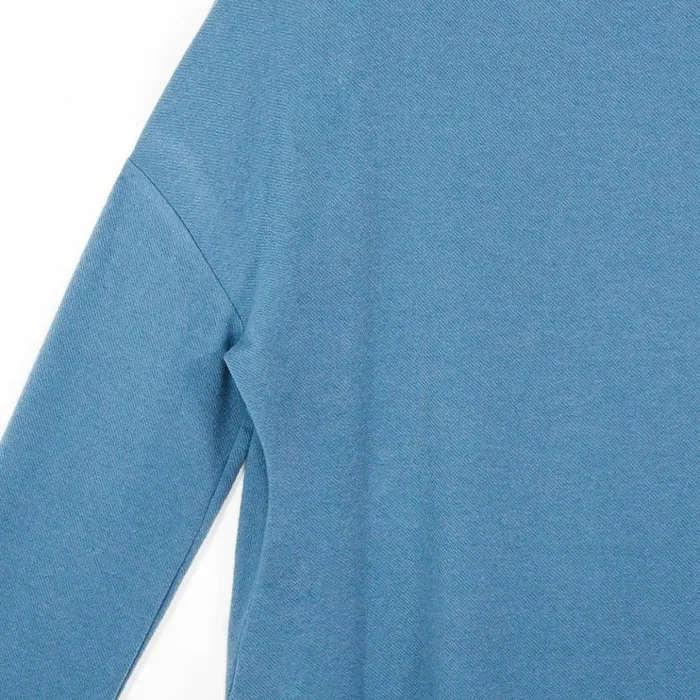 French TerryLike Knit 8211 Vented Sweater Tunic 8211 Powder Blue 8211 Final Sale Women Clara Sunwoo Sweaters