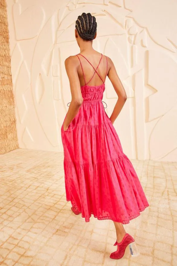 Freya Dress Cosmos Women Ulla Johnson Dresses Freya Dress Cosmos Women Ulla Johnson Dresses