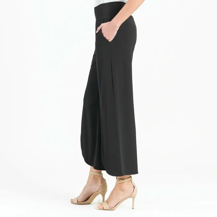 Front Slit Ankle Petal Pant 8211 Black Women Clara Sunwoo Pants Skirts