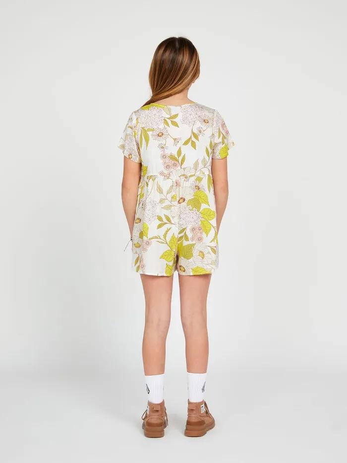 Girls Dresses Volcom Girls Happy Clouds Romper 8211 Multi