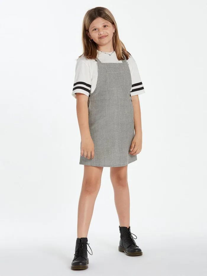 Girls Dresses Volcom Girls Sunday Strut Dress 8211 Black White