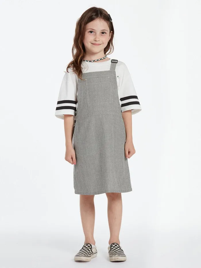 Girls Dresses Volcom Girls Sunday Strut Dress 8211 Black White