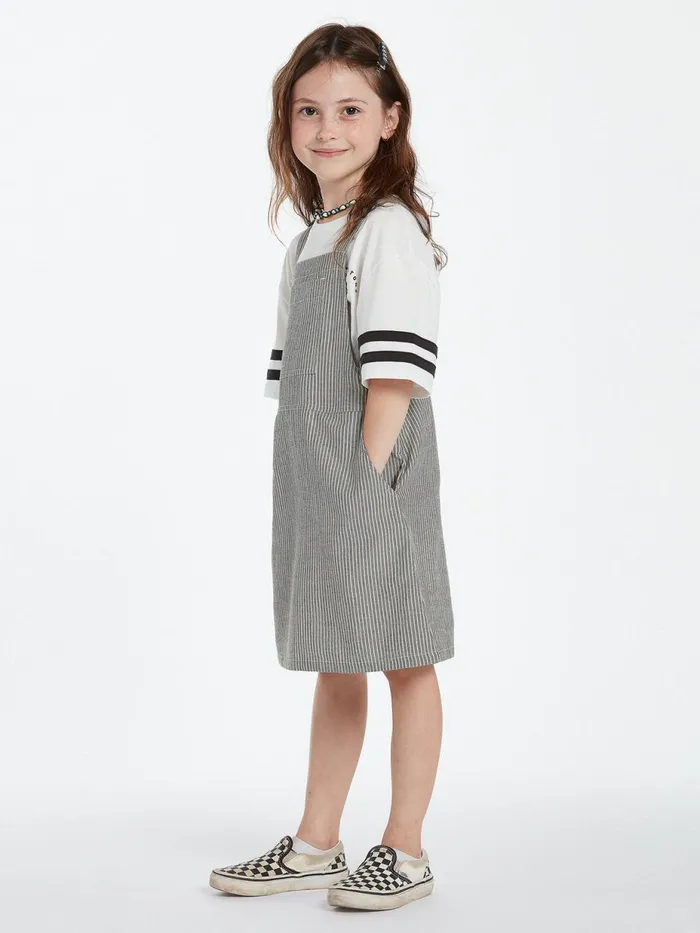 Girls Dresses Volcom Girls Sunday Strut Dress 8211 Black White