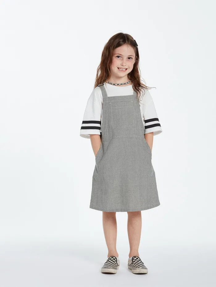Girls Dresses Volcom Girls Sunday Strut Dress 8211 Black White