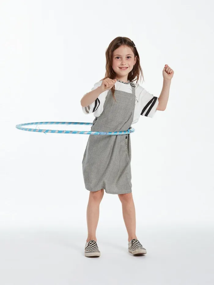 Girls Dresses Volcom Girls Sunday Strut Dress 8211 Black White