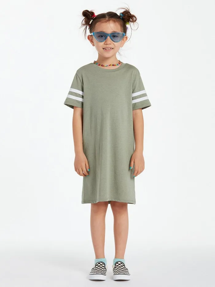 Girls Dresses Volcom Girls Truly Stoked Dress 8211 Light Army
