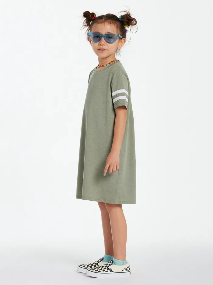 Girls Dresses Volcom Girls Truly Stoked Dress 8211 Light Army