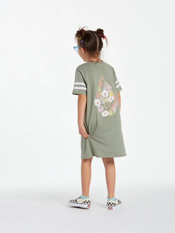 Girls Dresses Volcom Girls Truly Stoked Dress 8211 Light Army