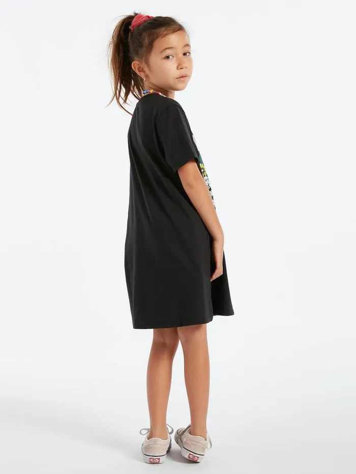 Girls Dresses Volcom Girls Truly Stokin Dress 8211 Black
