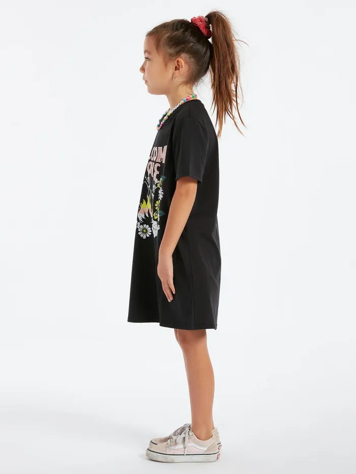 Girls Dresses Volcom Girls Truly Stokin Dress 8211 Black