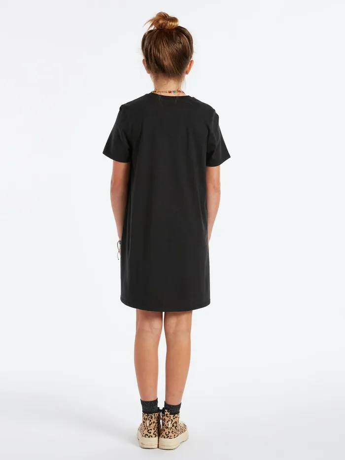 Girls Dresses Volcom Girls Truly Stokin Dress 8211 Black