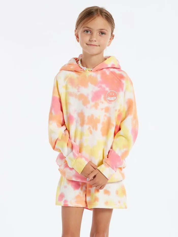 Girls Hoodies and Sweatshirts Volcom Girls Truly Stoked Boyfriend Hoodie 8211 Multi