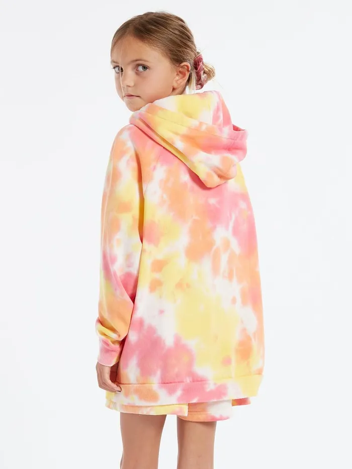 Girls Hoodies and Sweatshirts Volcom Girls Truly Stoked Boyfriend Hoodie 8211 Multi